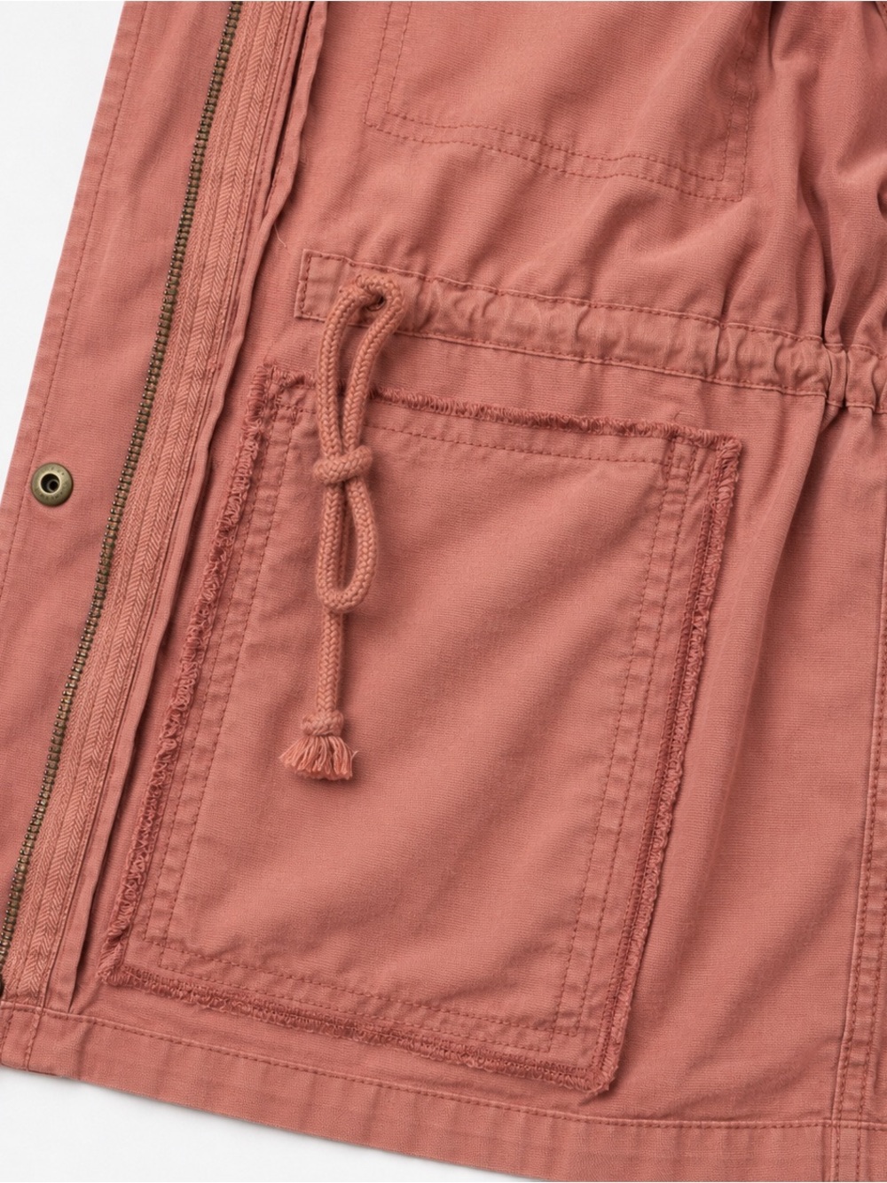 Old Navy women’s utility field jacket in a dusty rose color, size XL